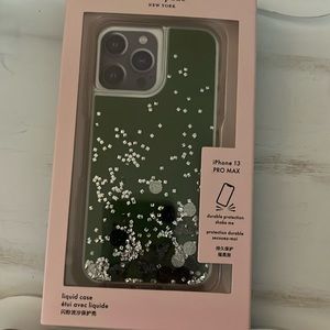 New Kate Spade Zebra iPhone 13 Pro Max liquid case